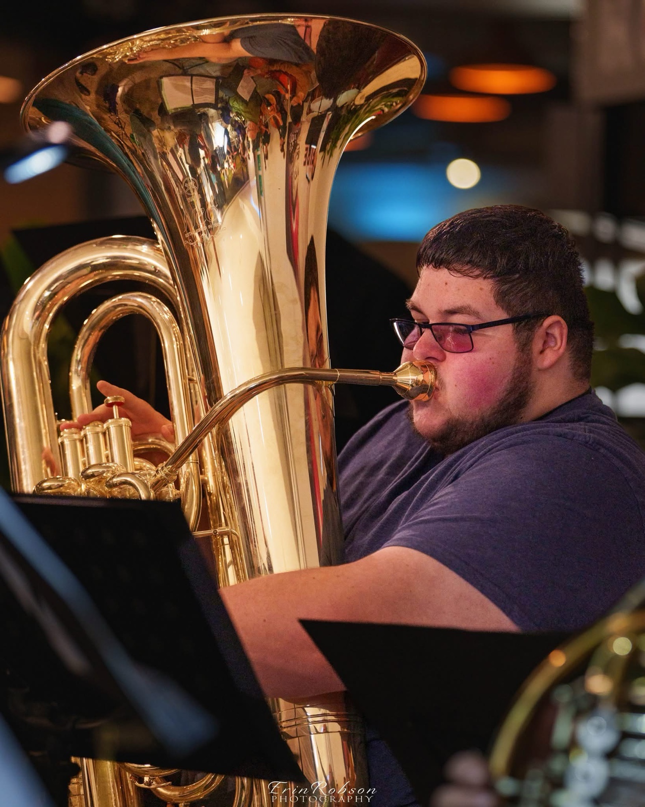 Me playing with the Manawatu Youth Orchestra