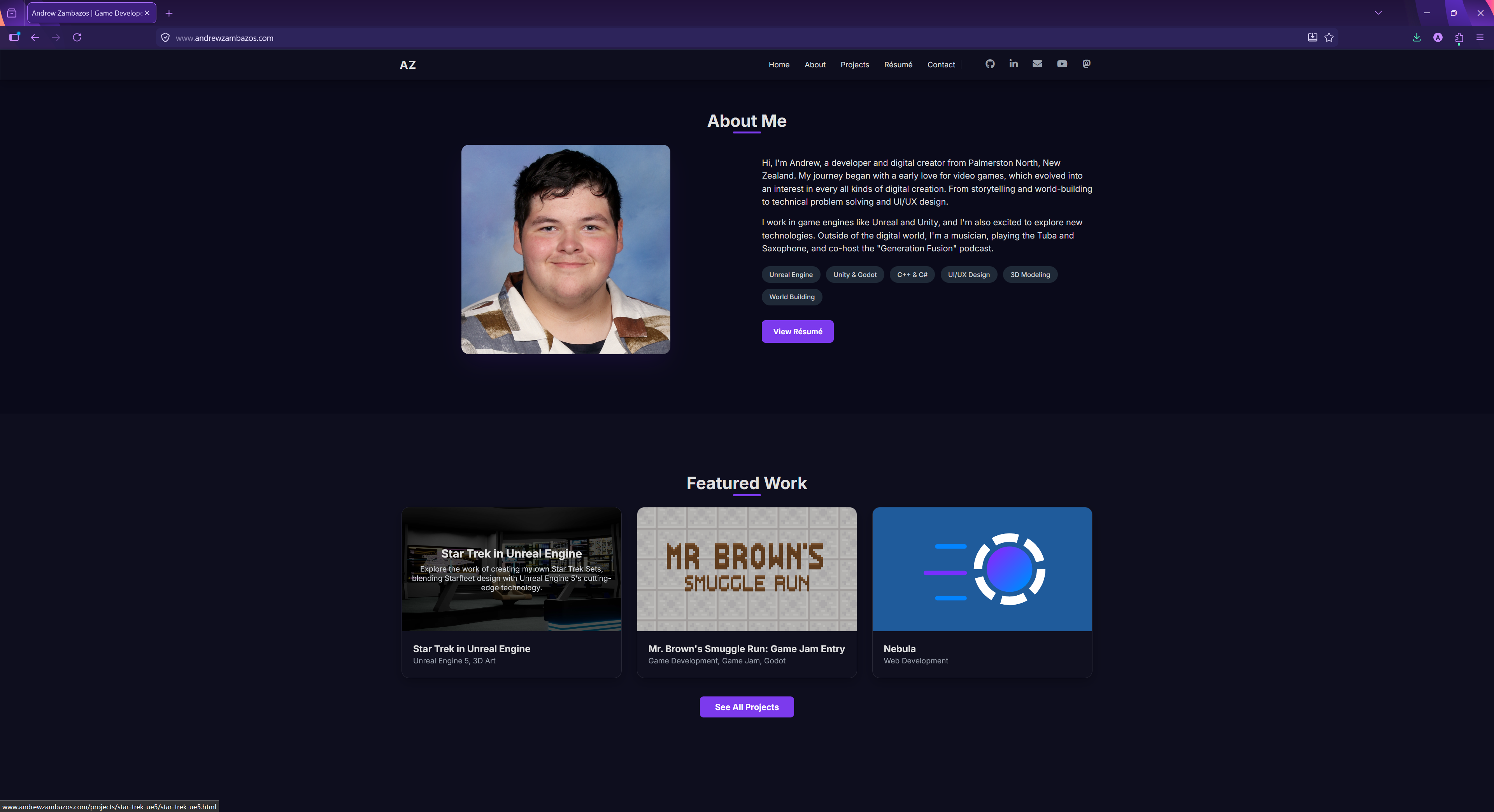 A web design memory